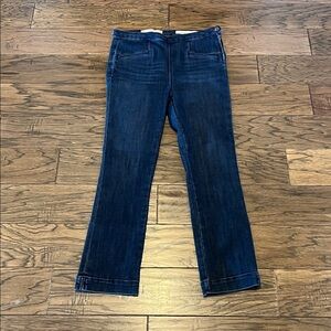 Pilcro and the Letterpress Anthropologie High Rise Denim Legging Pull On Size 28